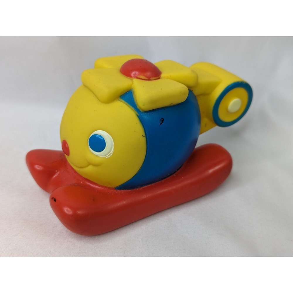 Gerber Vinyl Helicopter Squeeze‎ Toy 4.5 Inch 1990